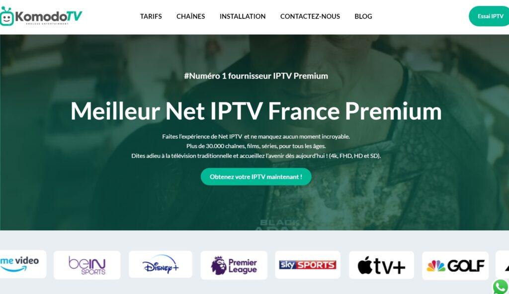 IPTV Legaal
Abonnement IPTV 12 Mois
