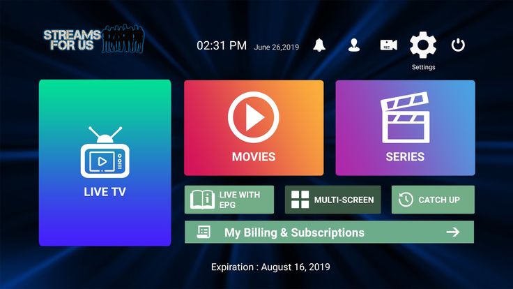 Application IPTV
